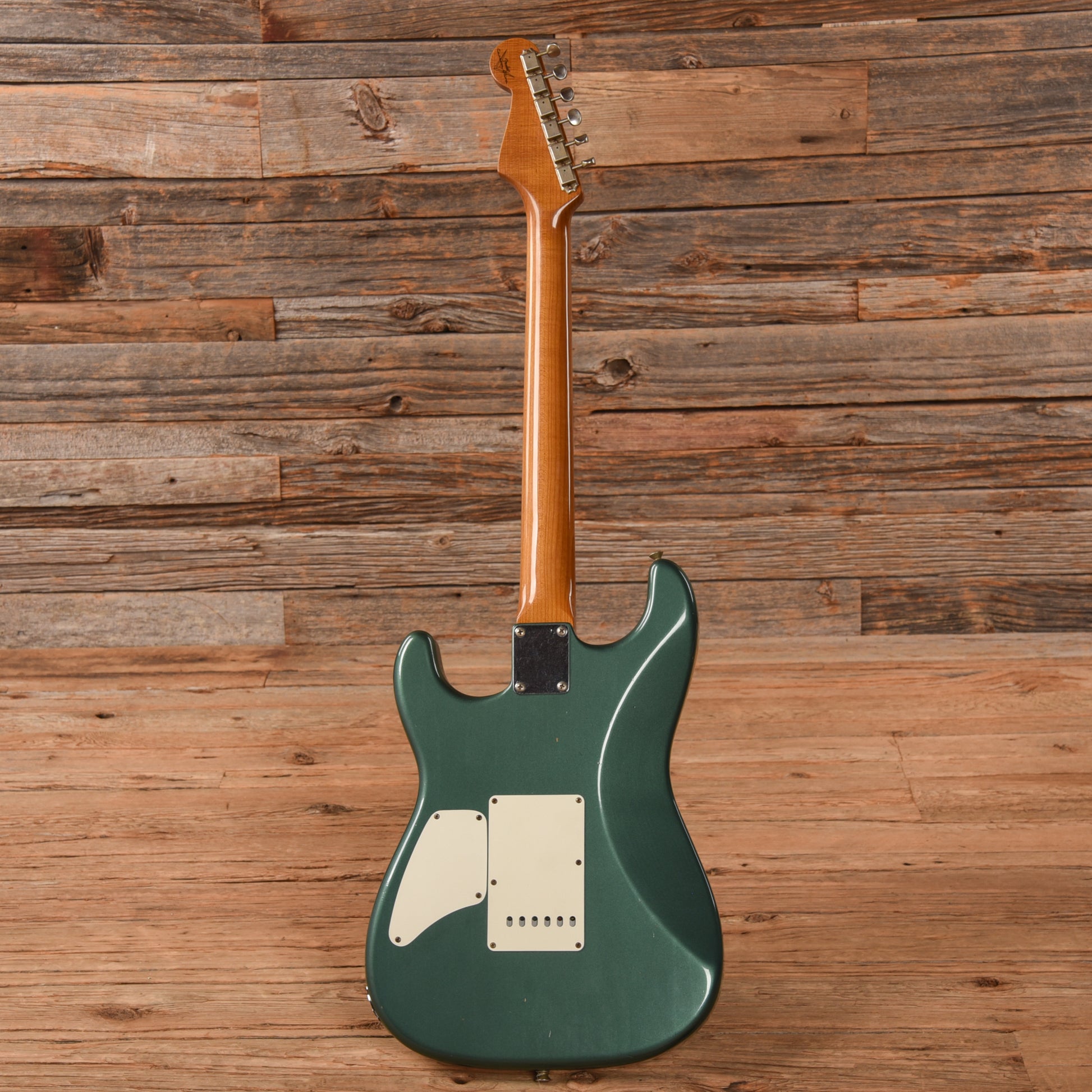 Fender Custom Shop GC Stratocaster HST Journeyman Relic Sherwood Green Metallic 2021 Electric Guitars / Solid Body