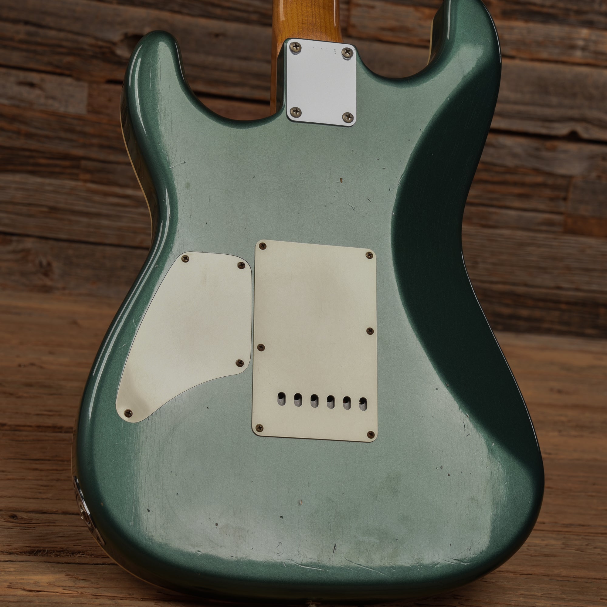 Fender Custom Shop GC Stratocaster HST Journeyman Relic Sherwood Green Metallic 2021 Electric Guitars / Solid Body