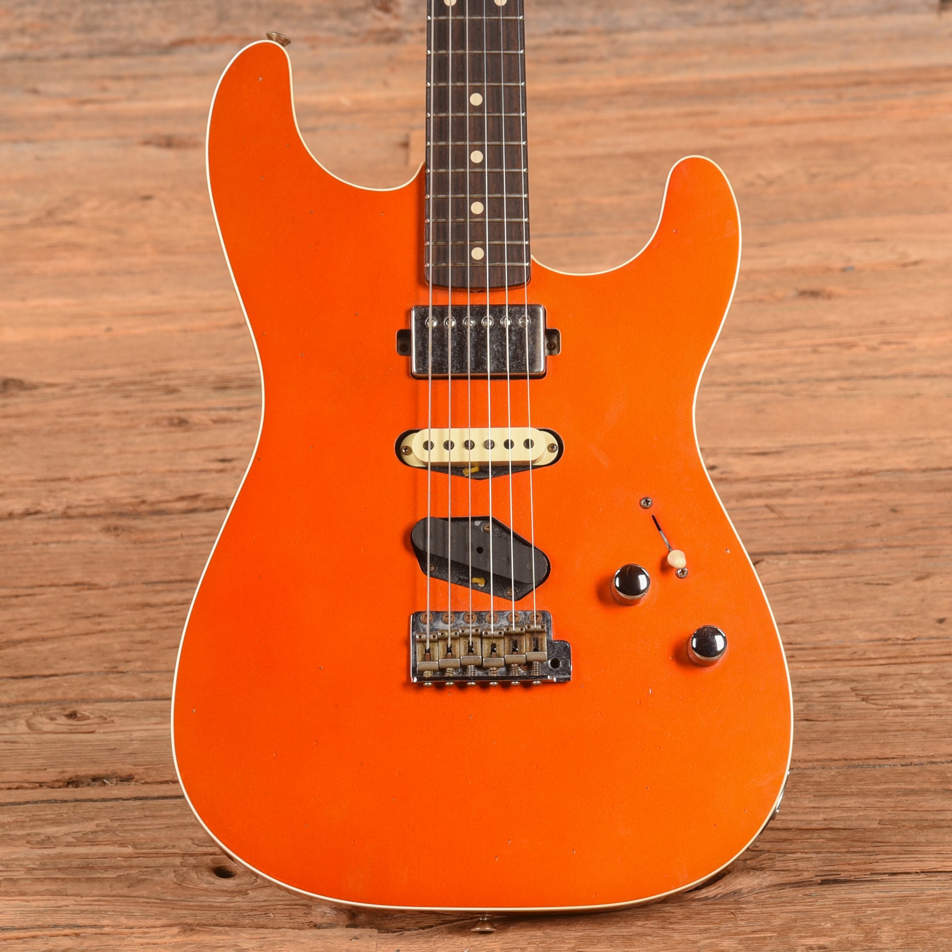 Fender Custom Shop GC Stratocaster Journeyman Relic Candy Tangerine 2021 Electric Guitars / Solid Body