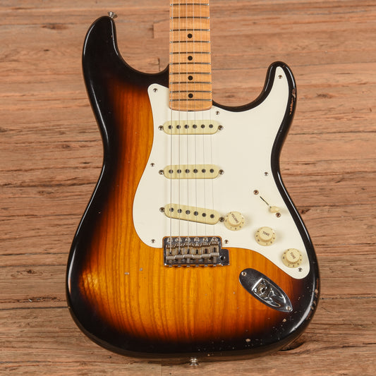 Fender Custom Shop Gregg Fessler Masterbuilt '55 Stratocaster Journeyman Relic Sunburst 2017 Electric Guitars / Solid Body