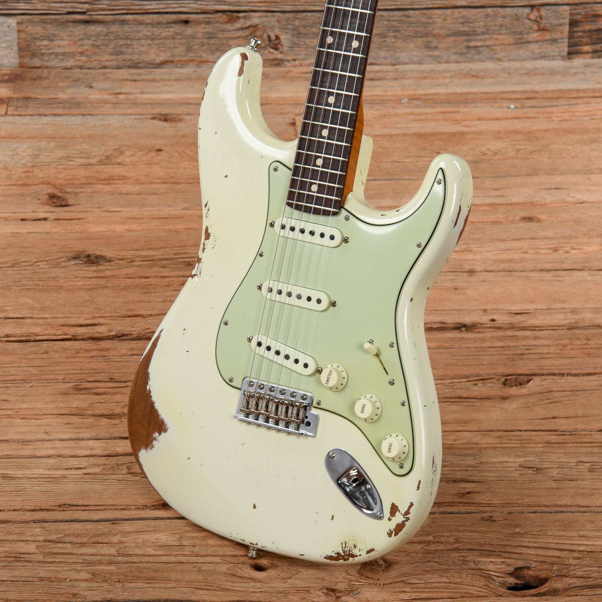 Fender Custom Shop GT11 Roasted Stratocaster Aged Olympic White 2019 Electric Guitars / Solid Body