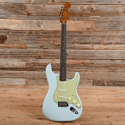 Fender Custom Shop GT11 Stratocaster Journeyman Relic Sonic Blue 2023 Electric Guitars / Solid Body