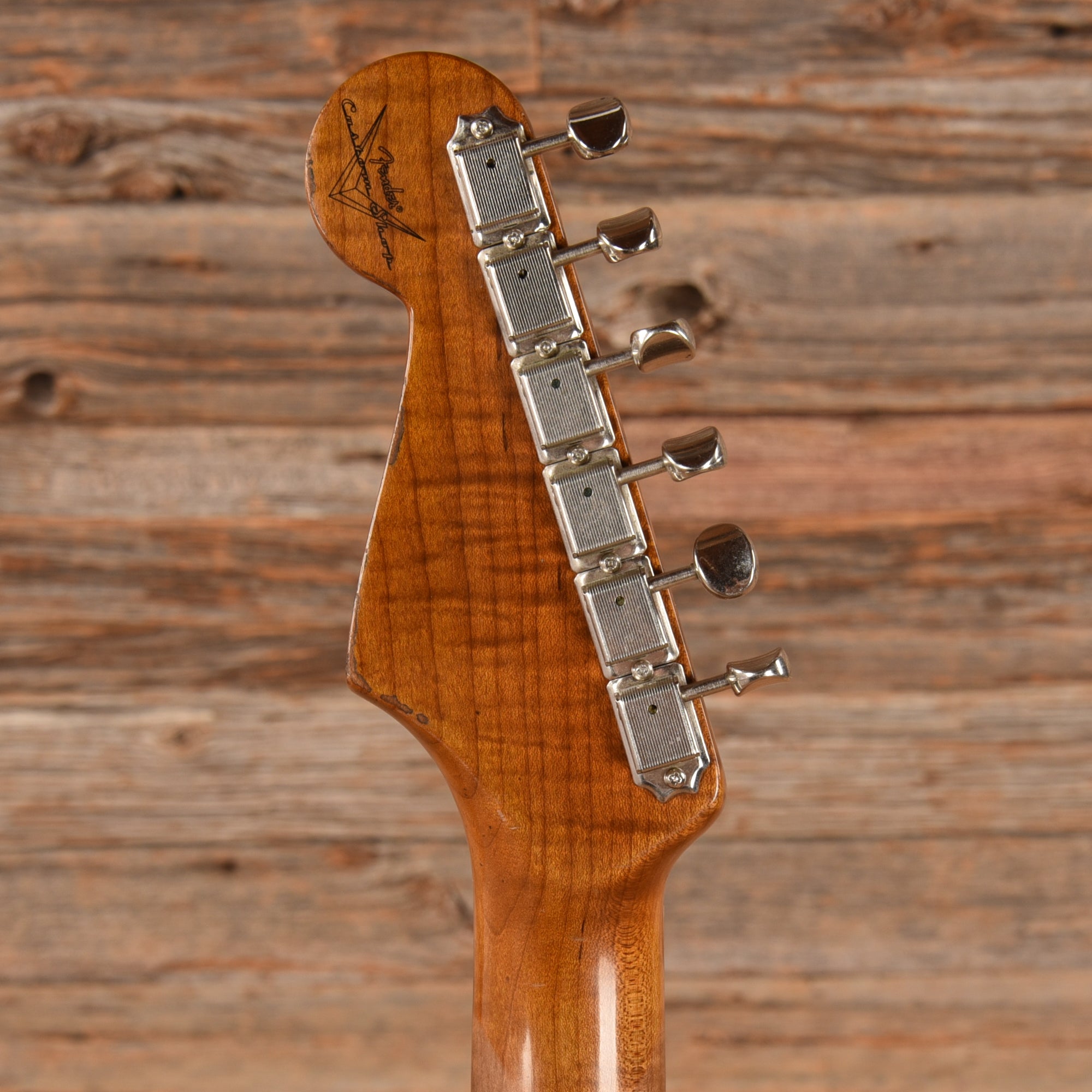 Fender Custom Shop GT11 Stratocaster Relic Olympic White Over Sunburst 2023 Electric Guitars / Solid Body