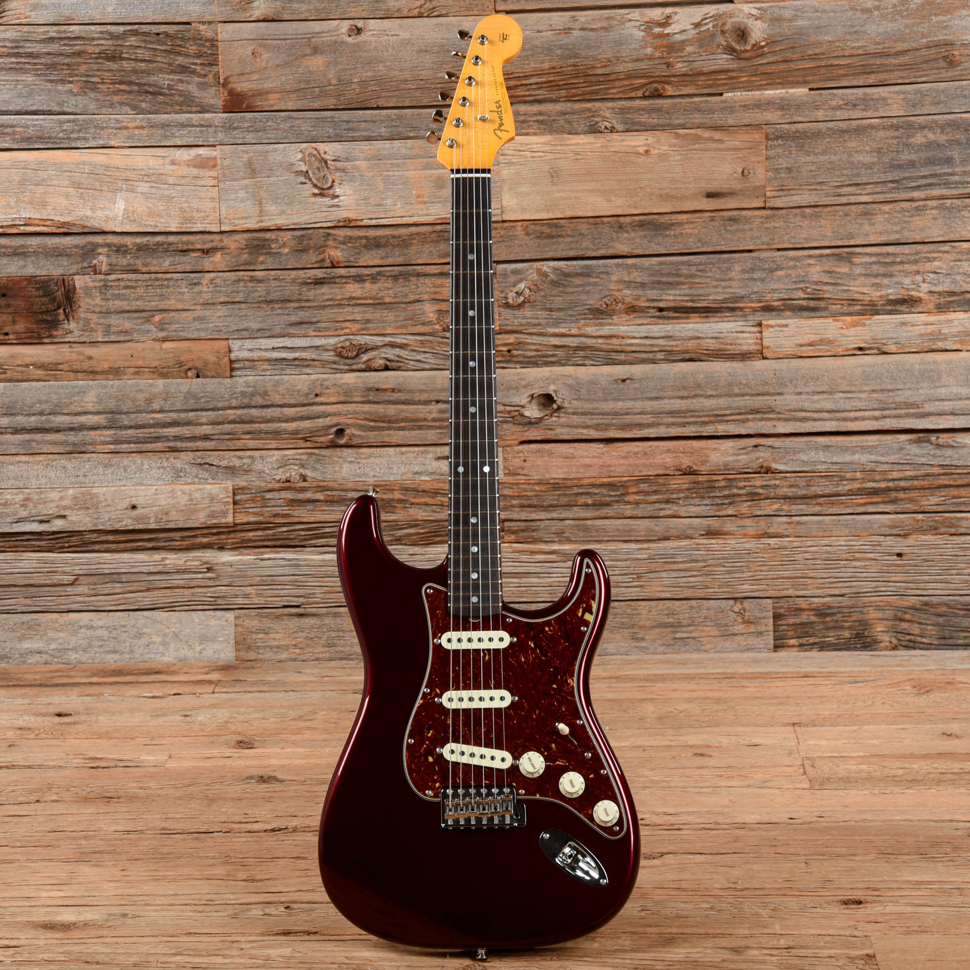 Fender Custom Shop Jason Smith Masterbuilt '63 Stratocaster Deluxe Closet Classic Aged Oxblood 2023 Electric Guitars / Solid Body
