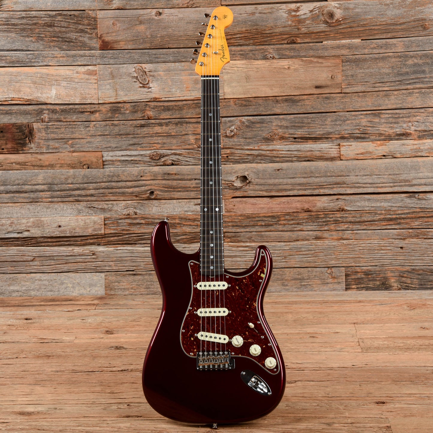 Fender Custom Shop Jason Smith Masterbuilt '63 Stratocaster Deluxe Closet Classic Aged Oxblood 2023 Electric Guitars / Solid Body
