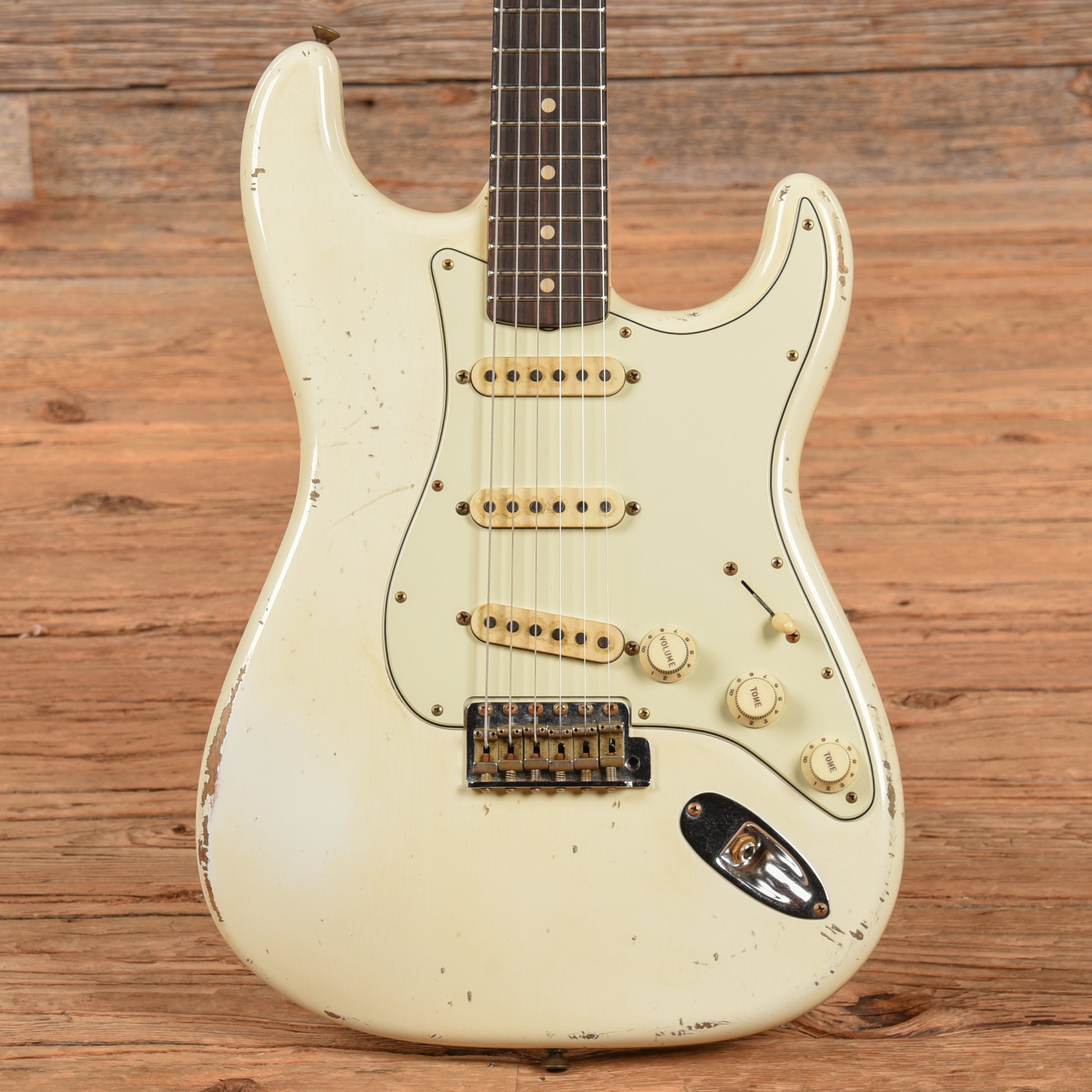 Fender Custom Shop Jason Smith Masterbuilt '63 Stratocaster Relic Aged Olympic White 2022 Electric Guitars / Solid Body