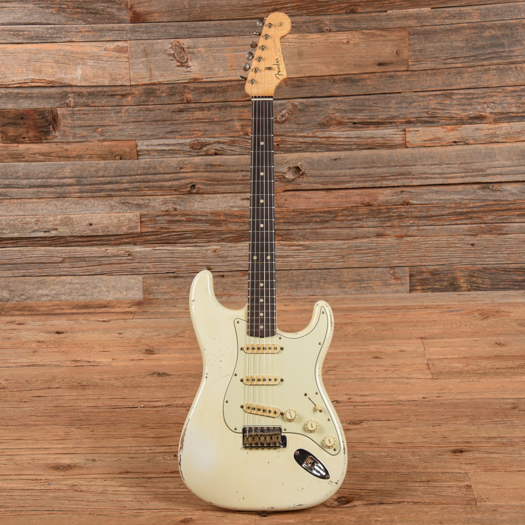 Fender Custom Shop Jason Smith Masterbuilt '63 Stratocaster Relic Aged Olympic White 2022 Electric Guitars / Solid Body