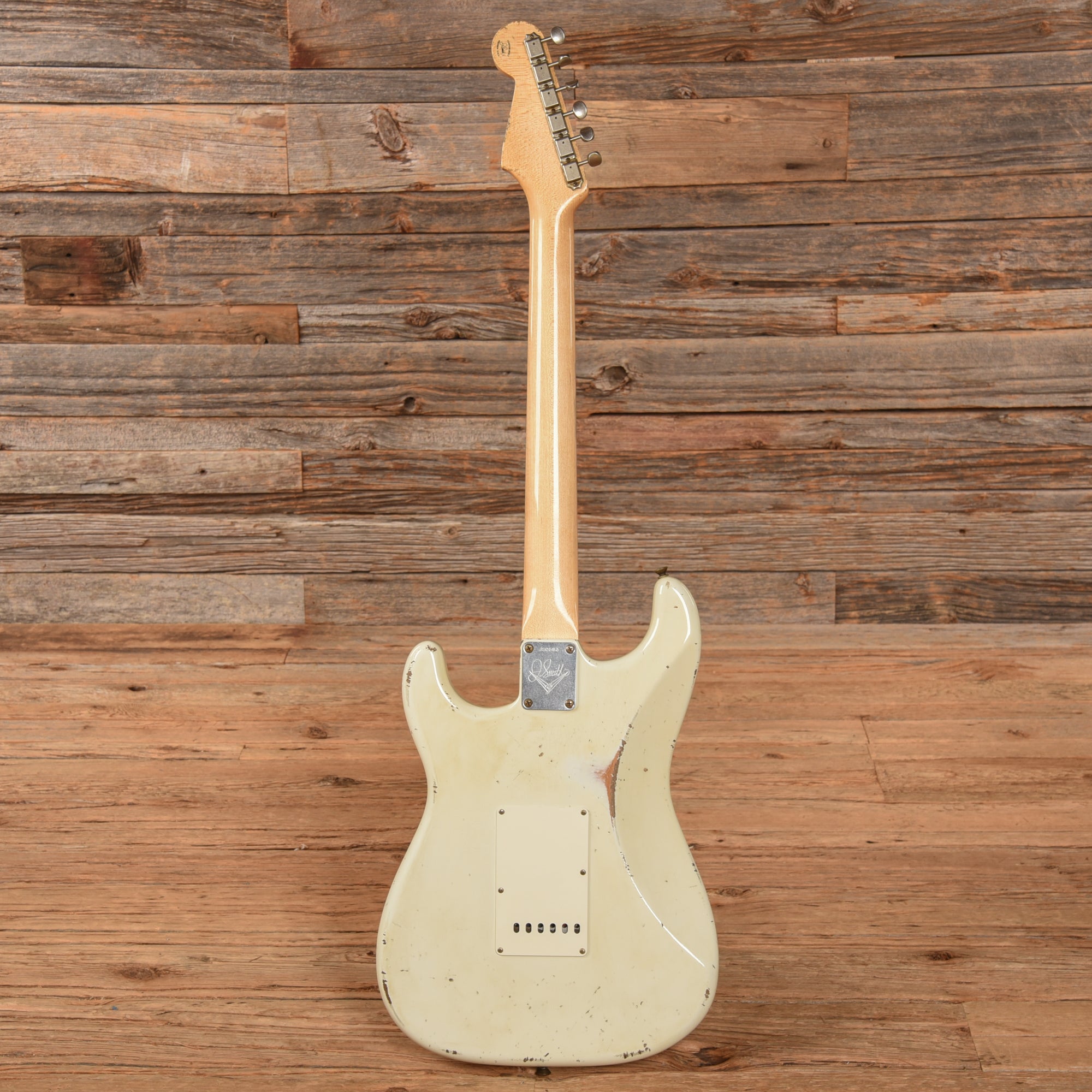 Fender Custom Shop Jason Smith Masterbuilt '63 Stratocaster Relic Aged Olympic White 2022 Electric Guitars / Solid Body