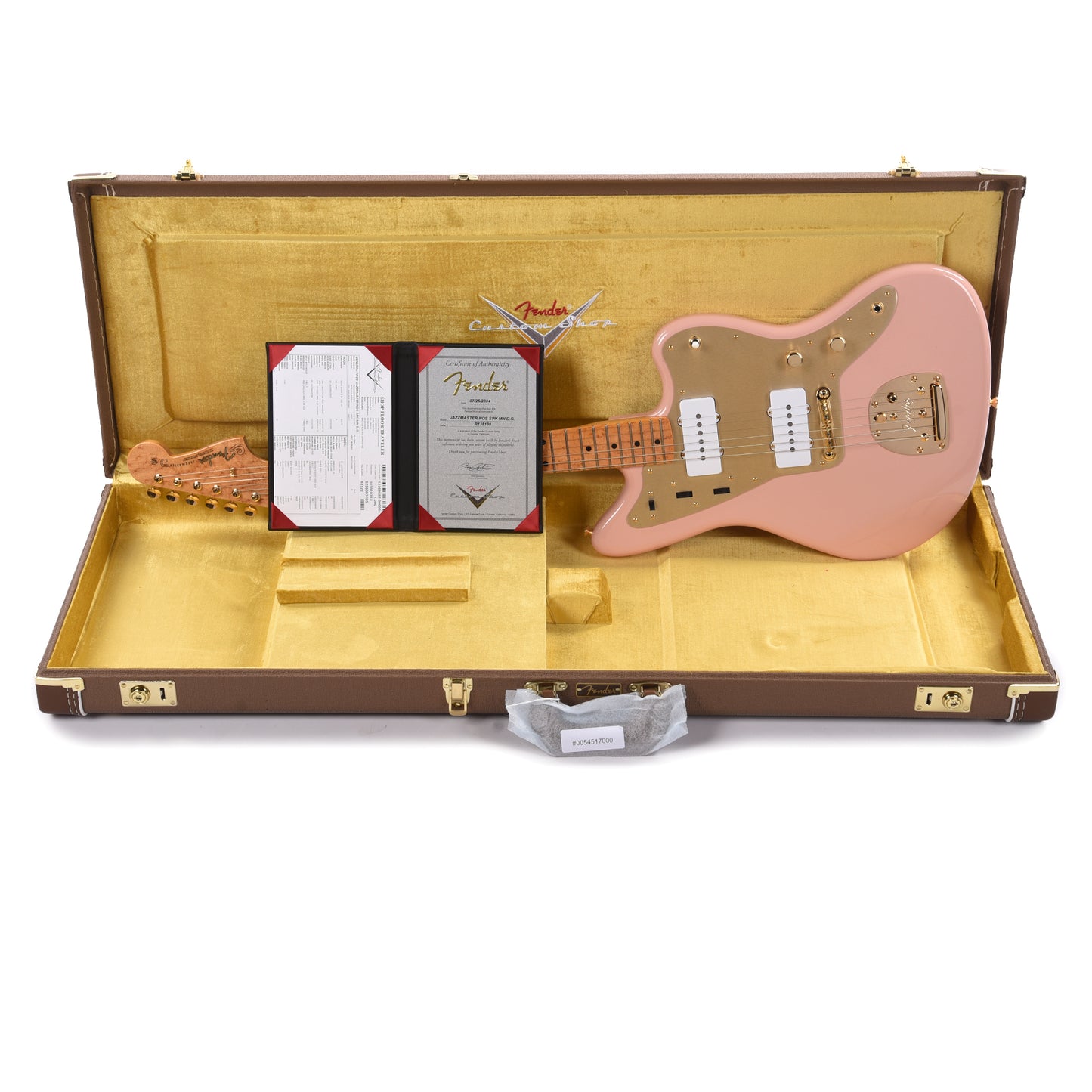 Fender Custom Shop Jazzmaster NOS Shell Pink Apprentice Built by Dan Gonzalez w/Birdseye Maple Neck Electric Guitars / Solid Body
