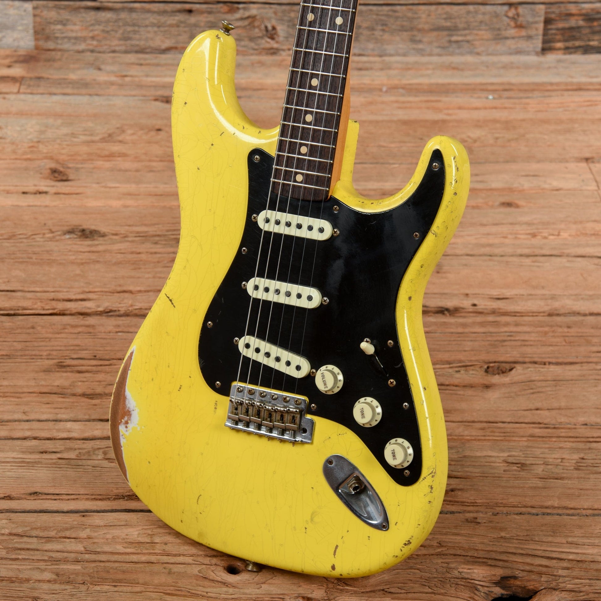 Fender Custom Shop John Cruz Masterbuilt '62 Stratocaster Heavy Relic Graffiti Yellow 2019 Electric Guitars / Solid Body