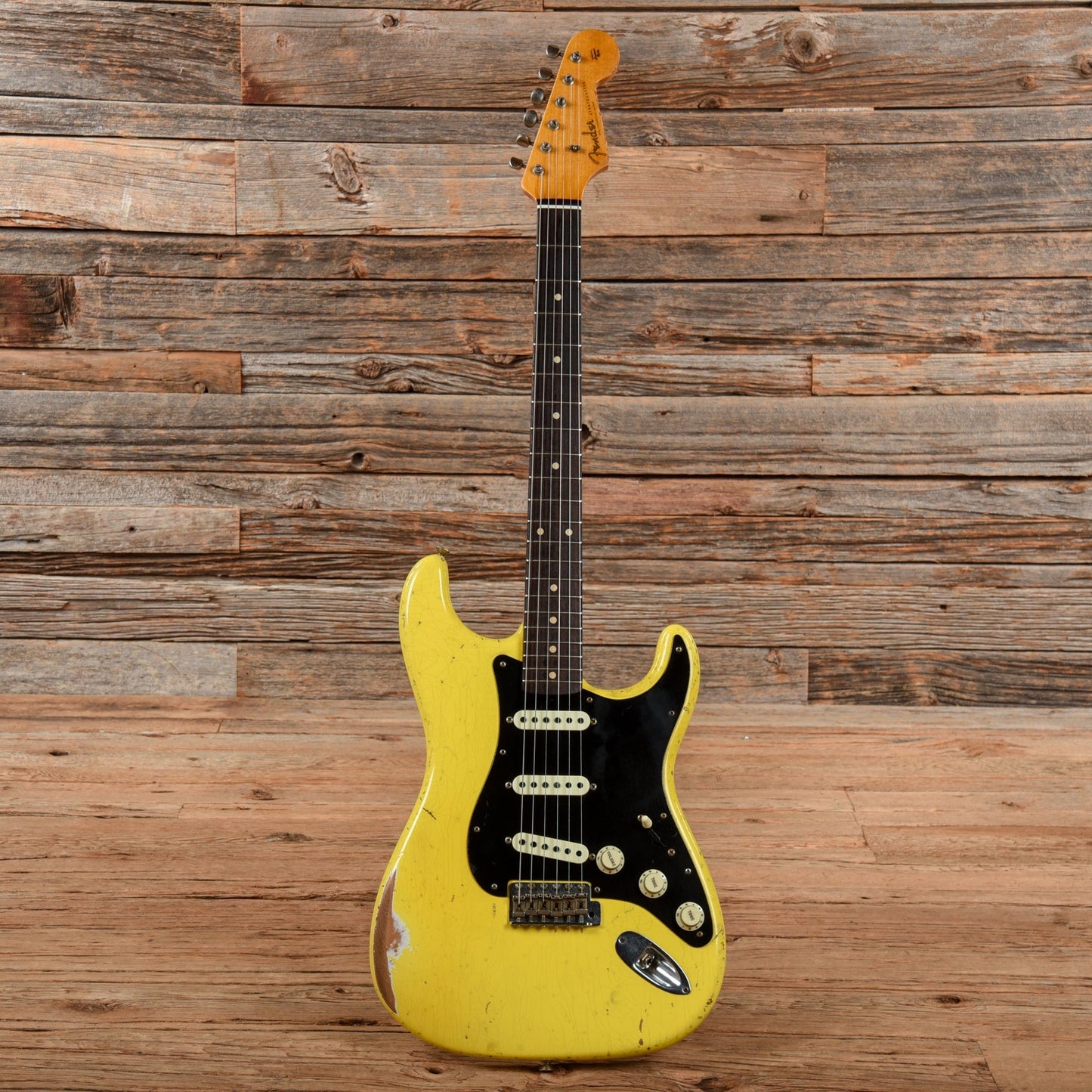 Fender Custom Shop John Cruz Masterbuilt '62 Stratocaster Heavy Relic Graffiti Yellow 2019 Electric Guitars / Solid Body