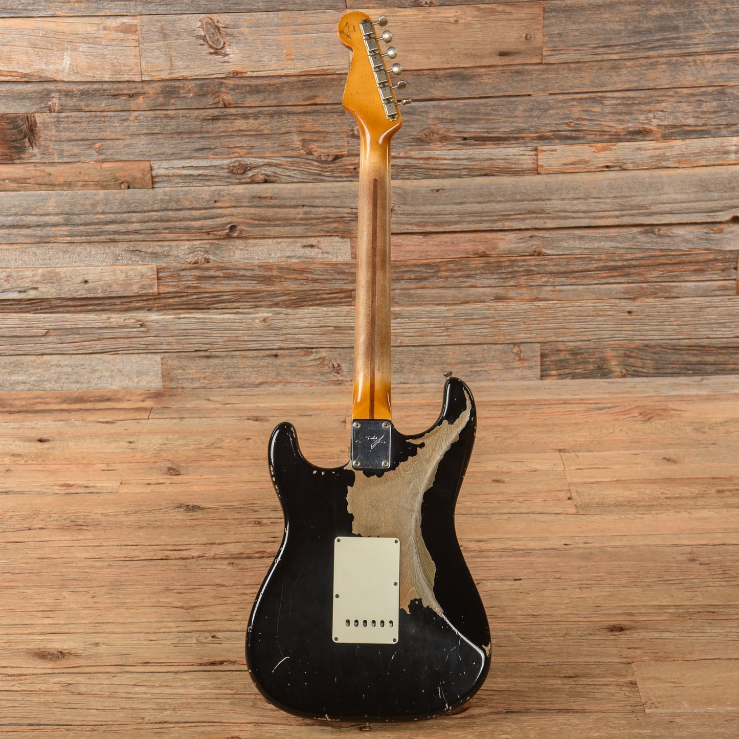 Fender Custom Shop John Cruz MVP '60 Stratocaster Relic Aged Black 2015 Electric Guitars / Solid Body
