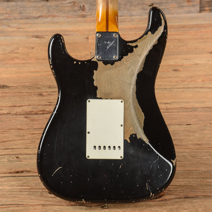 Fender Custom Shop John Cruz MVP '60 Stratocaster Relic Aged Black 2015 Electric Guitars / Solid Body
