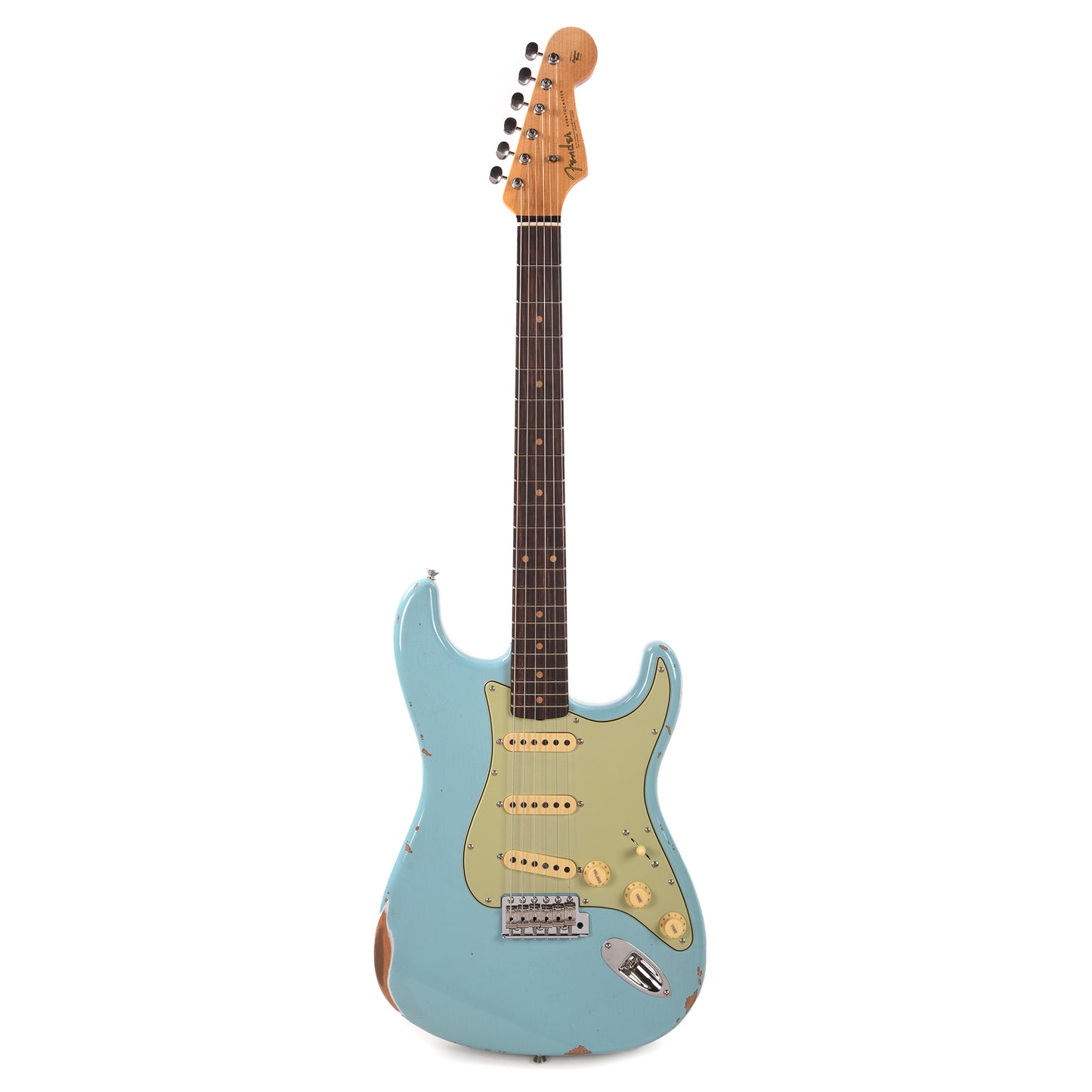 Fender Custom Shop Late '62 Stratocaster Relic w/Closet Classic Faded Aged Daphne Blue Electric Guitars / Solid Body