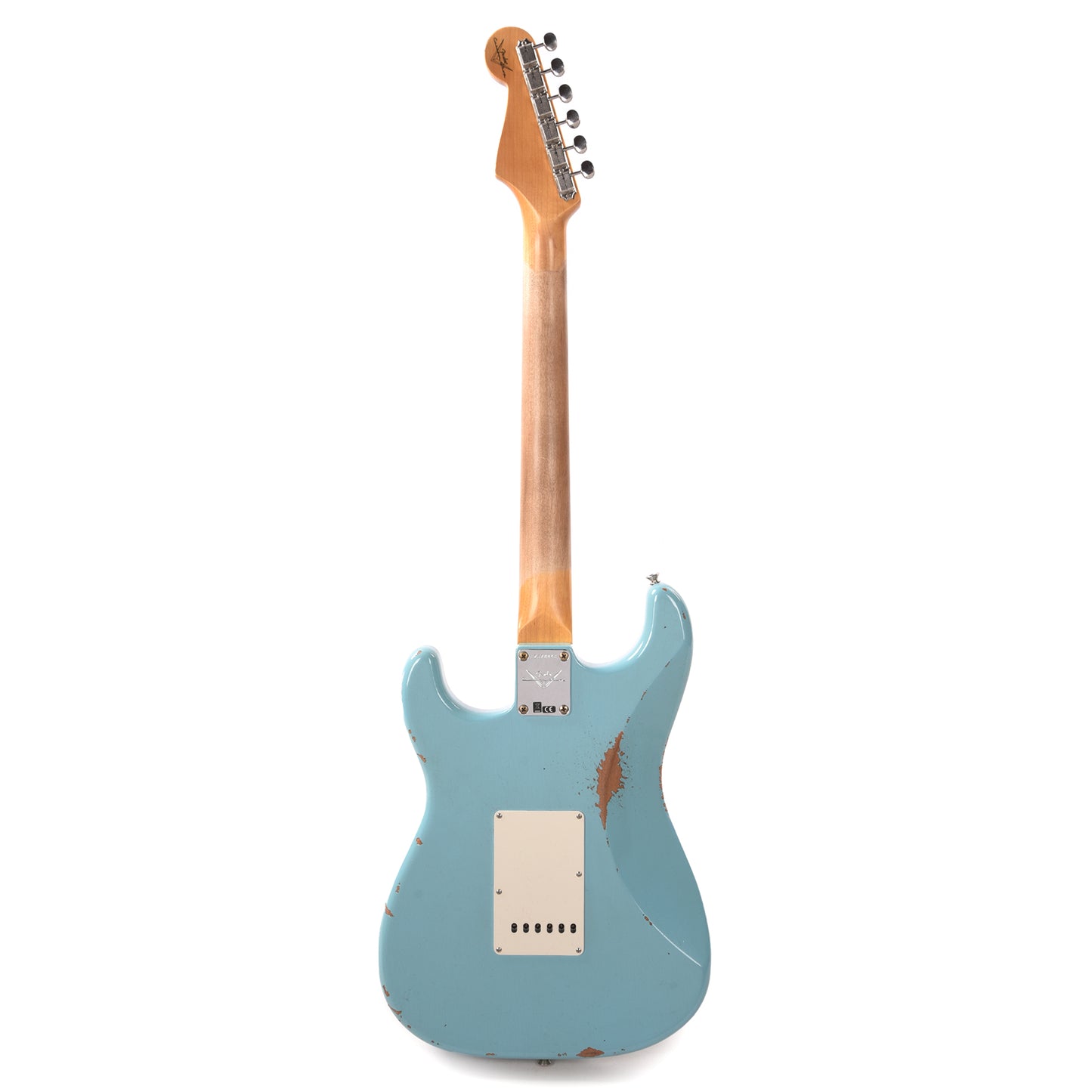 Fender Custom Shop Late '62 Stratocaster Relic w/Closet Classic Faded Aged Daphne Blue Electric Guitars / Solid Body