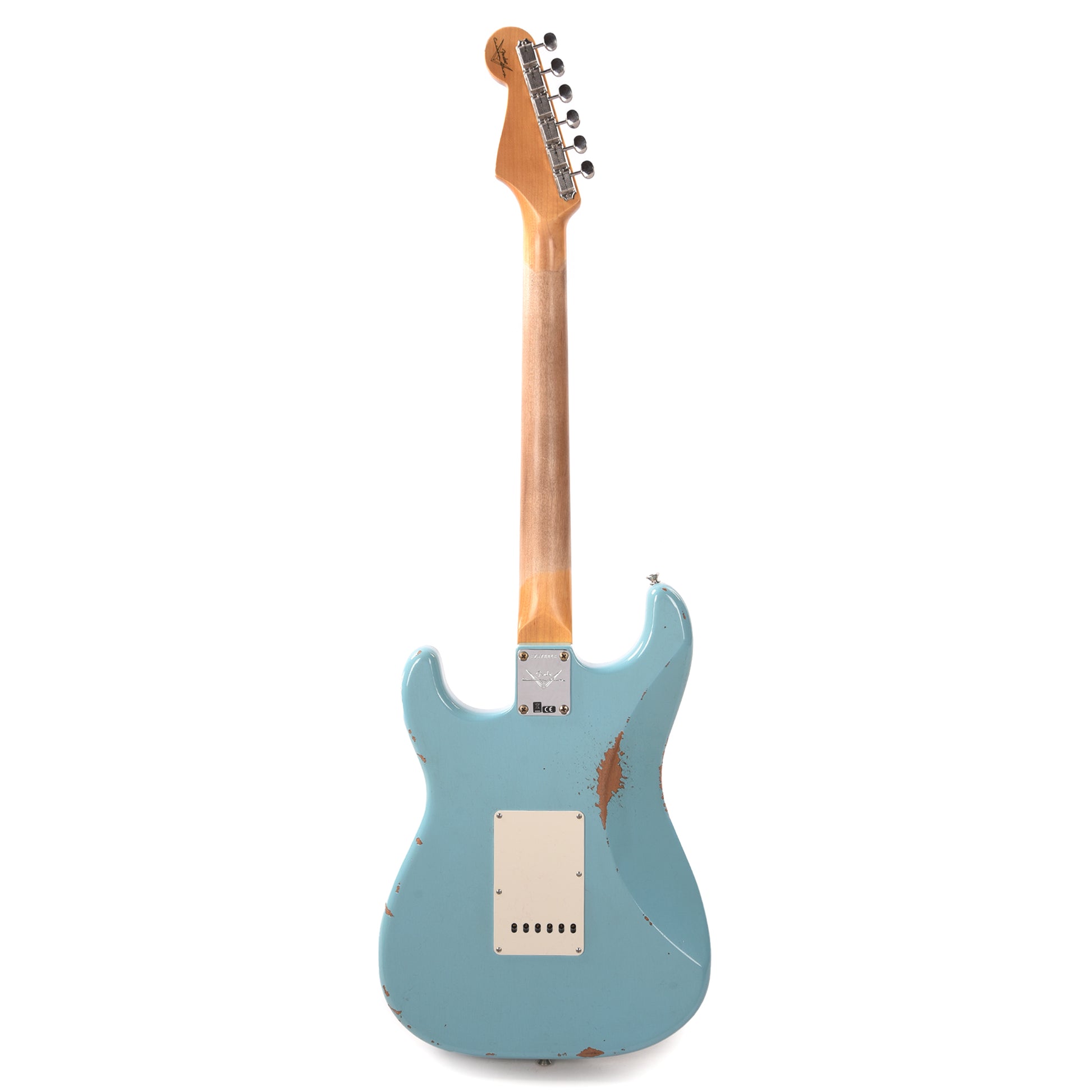 Fender Custom Shop Late '62 Stratocaster Relic w/Closet Classic Faded Aged Daphne Blue Electric Guitars / Solid Body