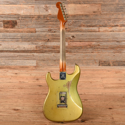 Fender Custom Shop Levi Perry Masterbuilt  '54 Stratocaster Relic w/Fuzz Circuit Oxidized Aztec Gold 2024 Electric Guitars / Solid Body