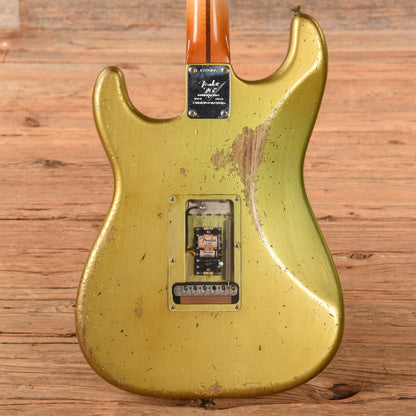 Fender Custom Shop Levi Perry Masterbuilt  '54 Stratocaster Relic w/Fuzz Circuit Oxidized Aztec Gold 2024 Electric Guitars / Solid Body