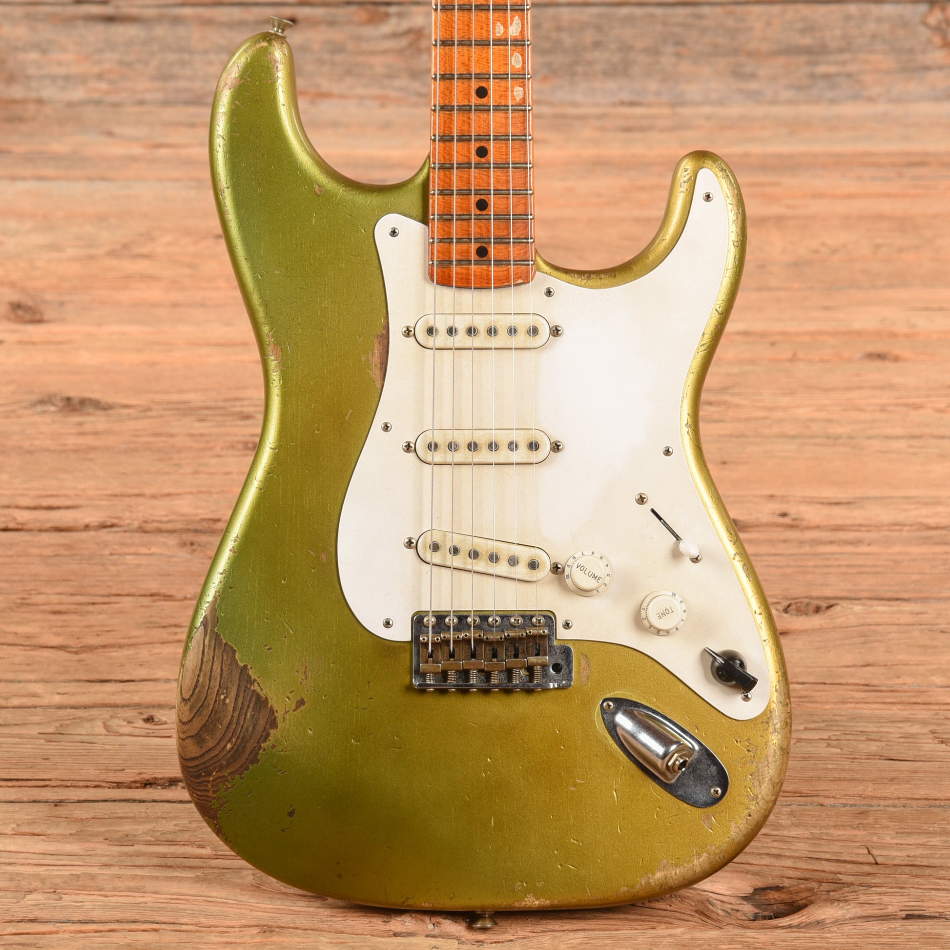 Fender Custom Shop Levi Perry Masterbuilt  '54 Stratocaster Relic w/Fuzz Circuit Oxidized Aztec Gold 2024 Electric Guitars / Solid Body