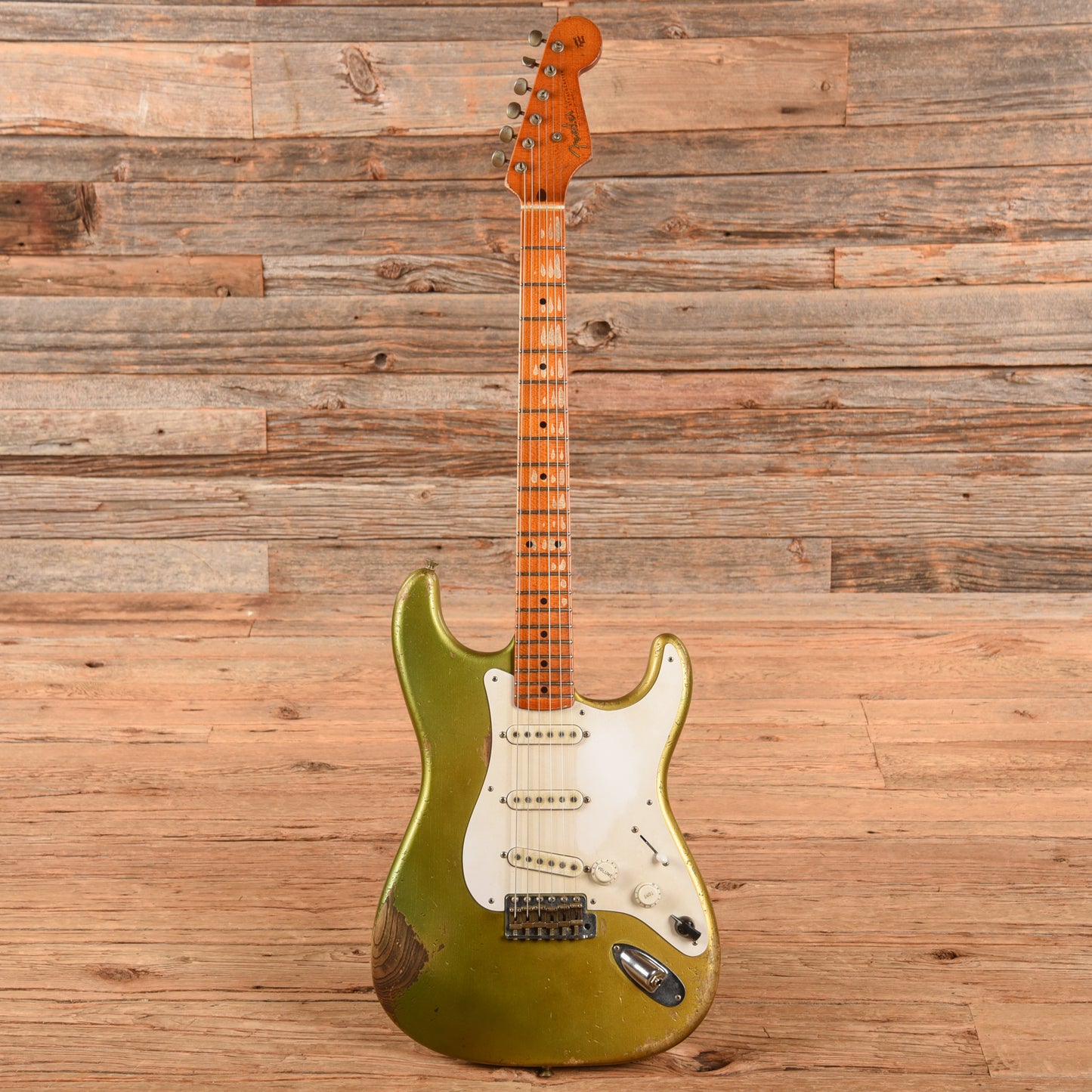 Fender Custom Shop Levi Perry Masterbuilt  '54 Stratocaster Relic w/Fuzz Circuit Oxidized Aztec Gold 2024 Electric Guitars / Solid Body