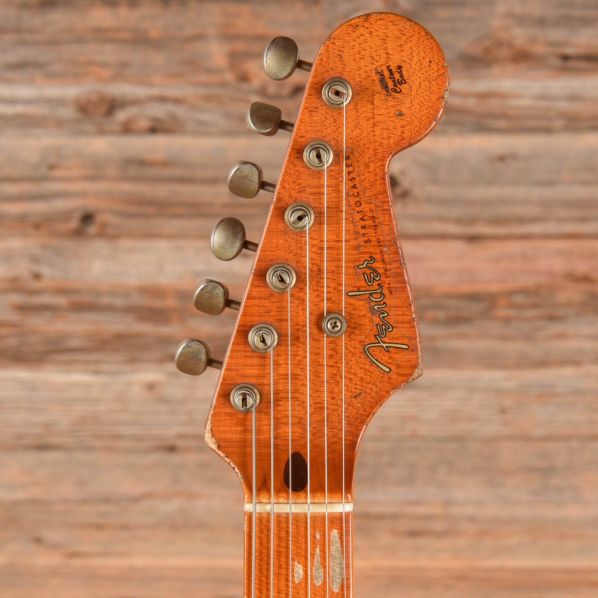 Fender Custom Shop Levi Perry Masterbuilt  '54 Stratocaster Relic w/Fuzz Circuit Oxidized Aztec Gold 2024 Electric Guitars / Solid Body