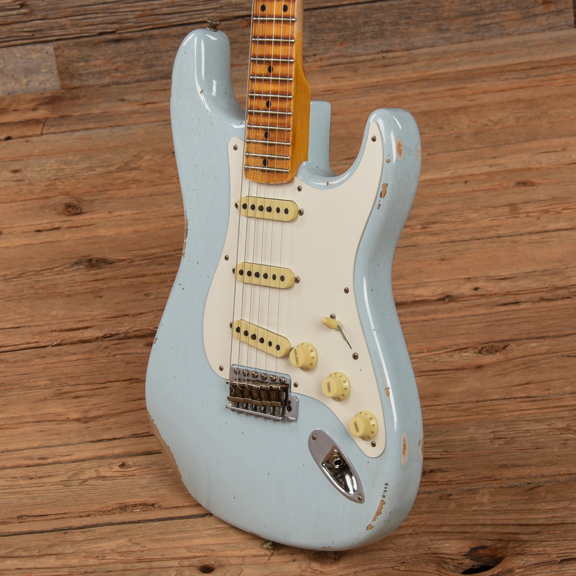 Fender Custom Shop Limited '56 Stratocaster Relic Sonic Blue 2024 Electric Guitars / Solid Body