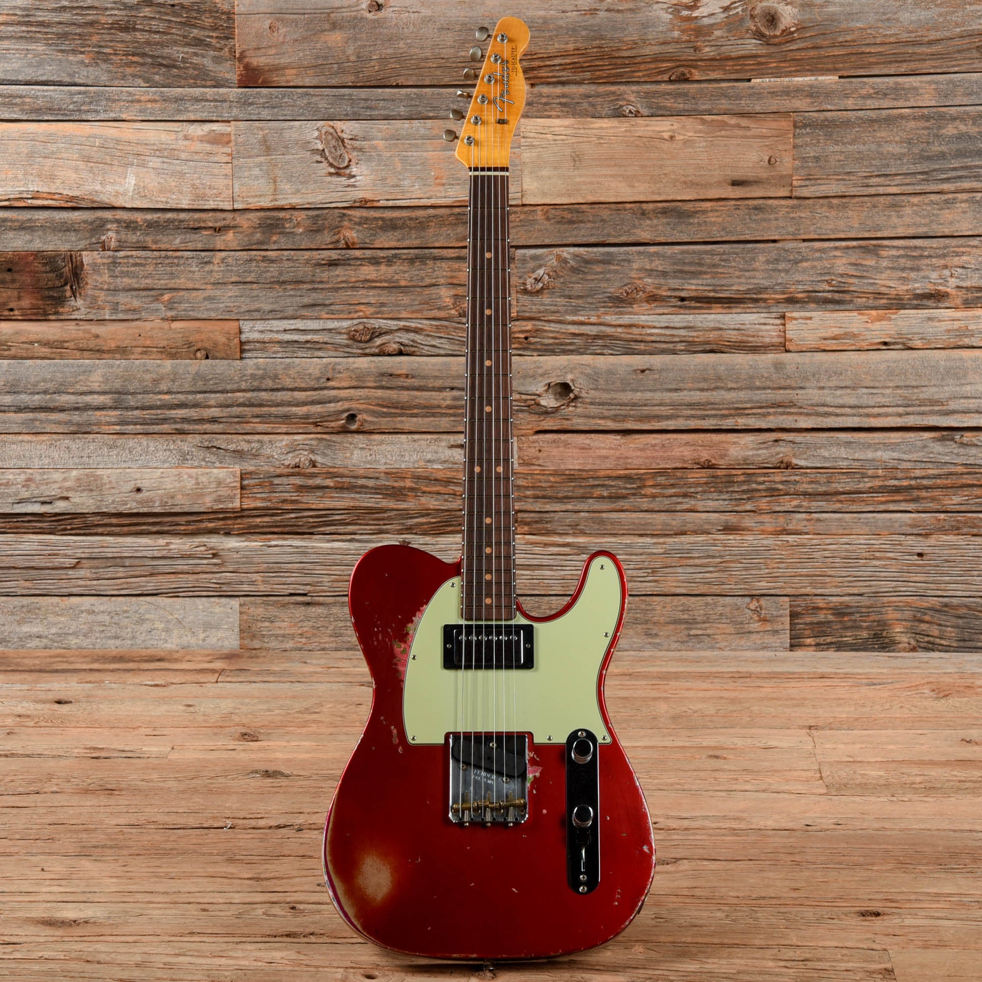 Fender Custom Shop Limited 60s HS Telecaster Relic Aged Candy Apple Red Over Pink Paisley 2023 Electric Guitars / Solid Body