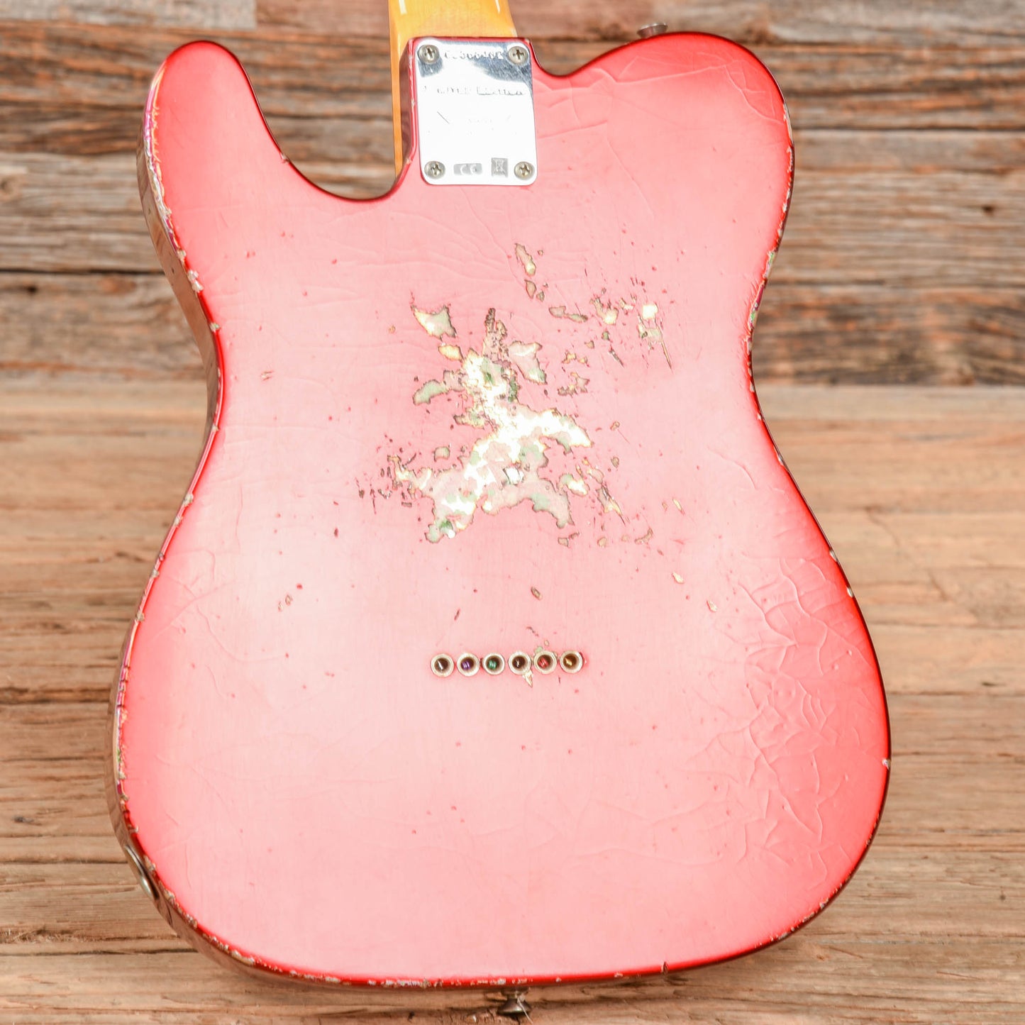 Fender Custom Shop Limited 60s HS Telecaster Relic Aged Candy Apple Red Over Pink Paisley 2023 Electric Guitars / Solid Body