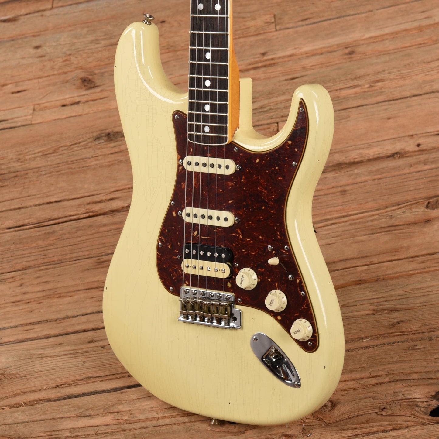 Fender Custom Shop Limited '67 Stratocaster HSS Journeyman Relic Aged Vintage White 2022 Electric Guitars / Solid Body