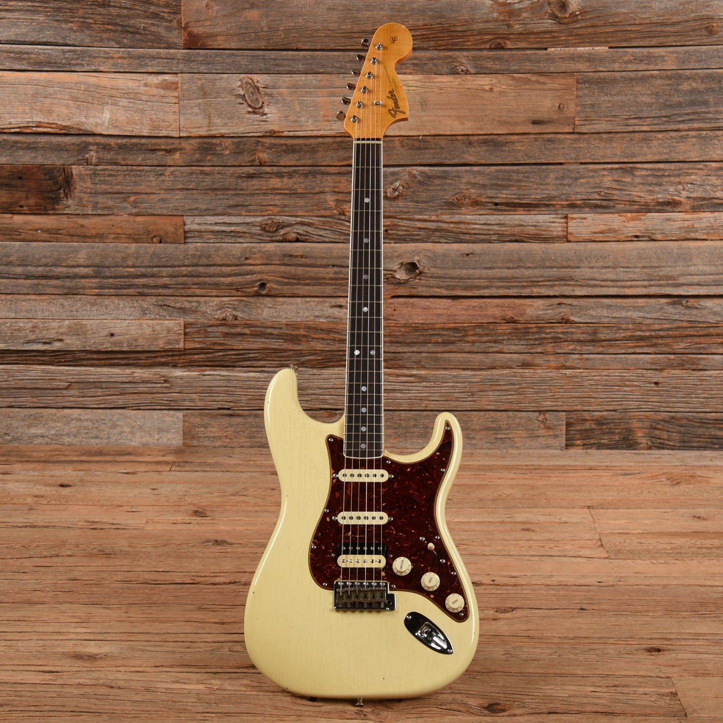 Fender Custom Shop Limited '67 Stratocaster HSS Journeyman Relic Aged Vintage White 2022 Electric Guitars / Solid Body
