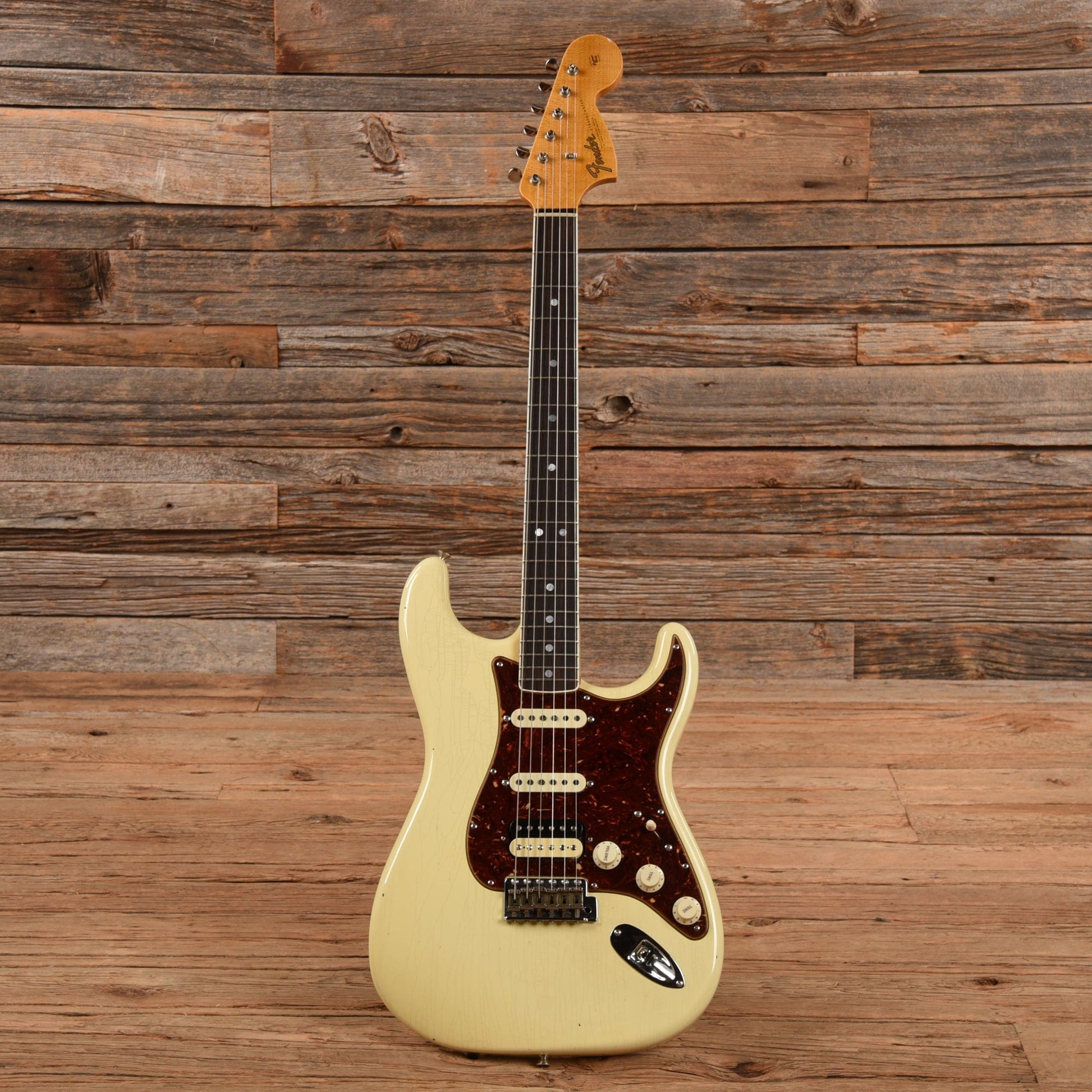 Fender Custom Shop Limited '67 Stratocaster HSS Journeyman Relic Aged Vintage White 2022 Electric Guitars / Solid Body