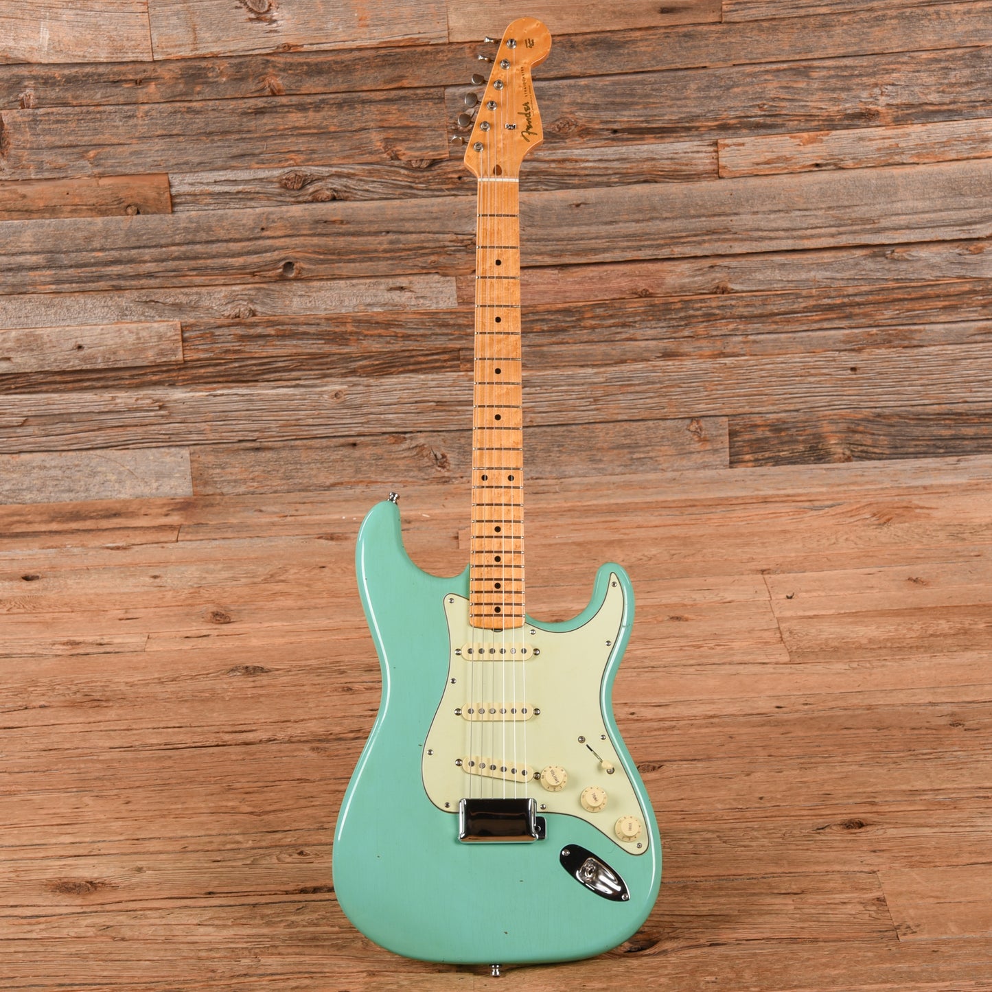 Fender Custom Shop Limited Edition 1959 Stratocaster Journeyman Relic Body with Unknown Custom Shop Neck Super Faded Aged Sea Foam Green Electric Guitars / Solid Body