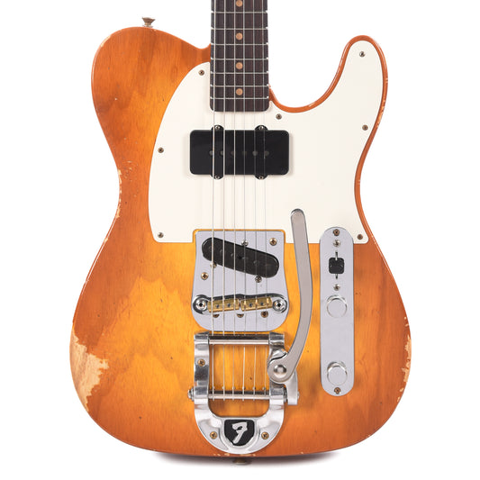 Fender Custom Shop Limited Edition 1960 Bigsby Telecaster Relic Faded Honey Burst Electric Guitars / Solid Body