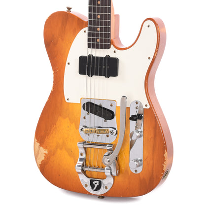 Fender Custom Shop Limited Edition 1960 Bigsby Telecaster Relic Faded Honey Burst Electric Guitars / Solid Body