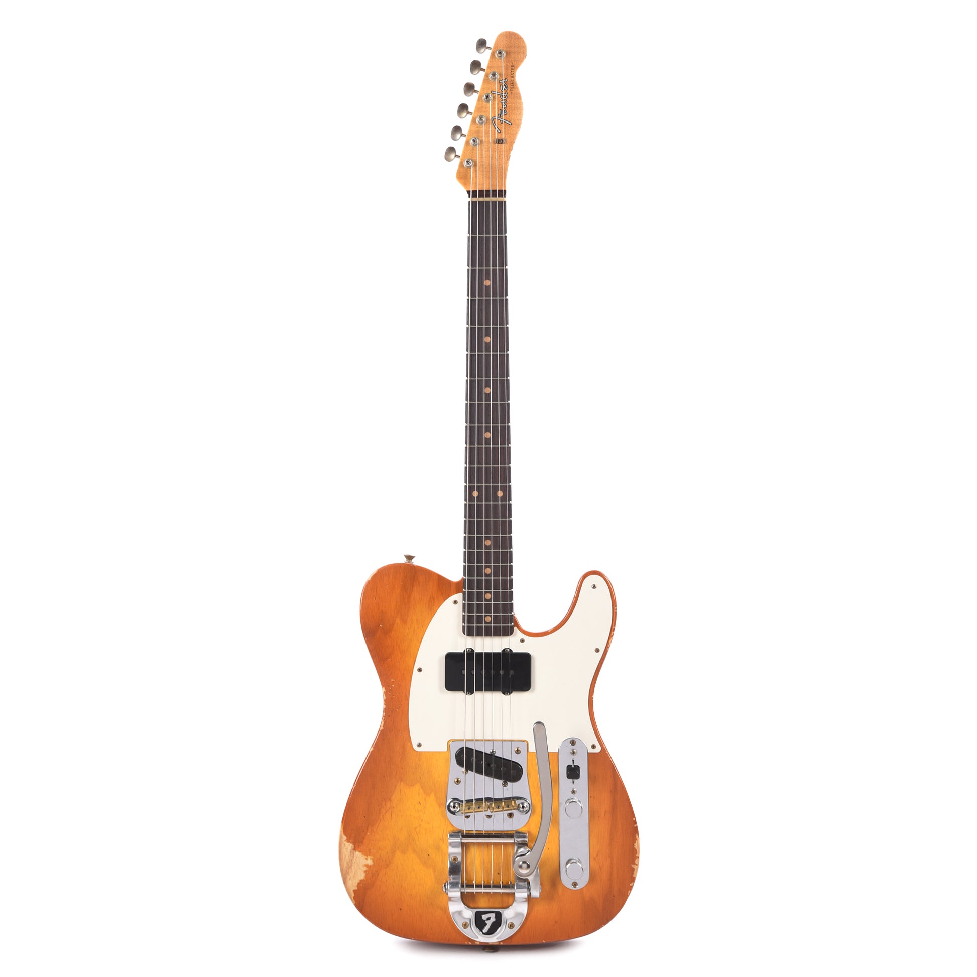 Fender Custom Shop Limited Edition 1960 Bigsby Telecaster Relic Faded Honey Burst Electric Guitars / Solid Body