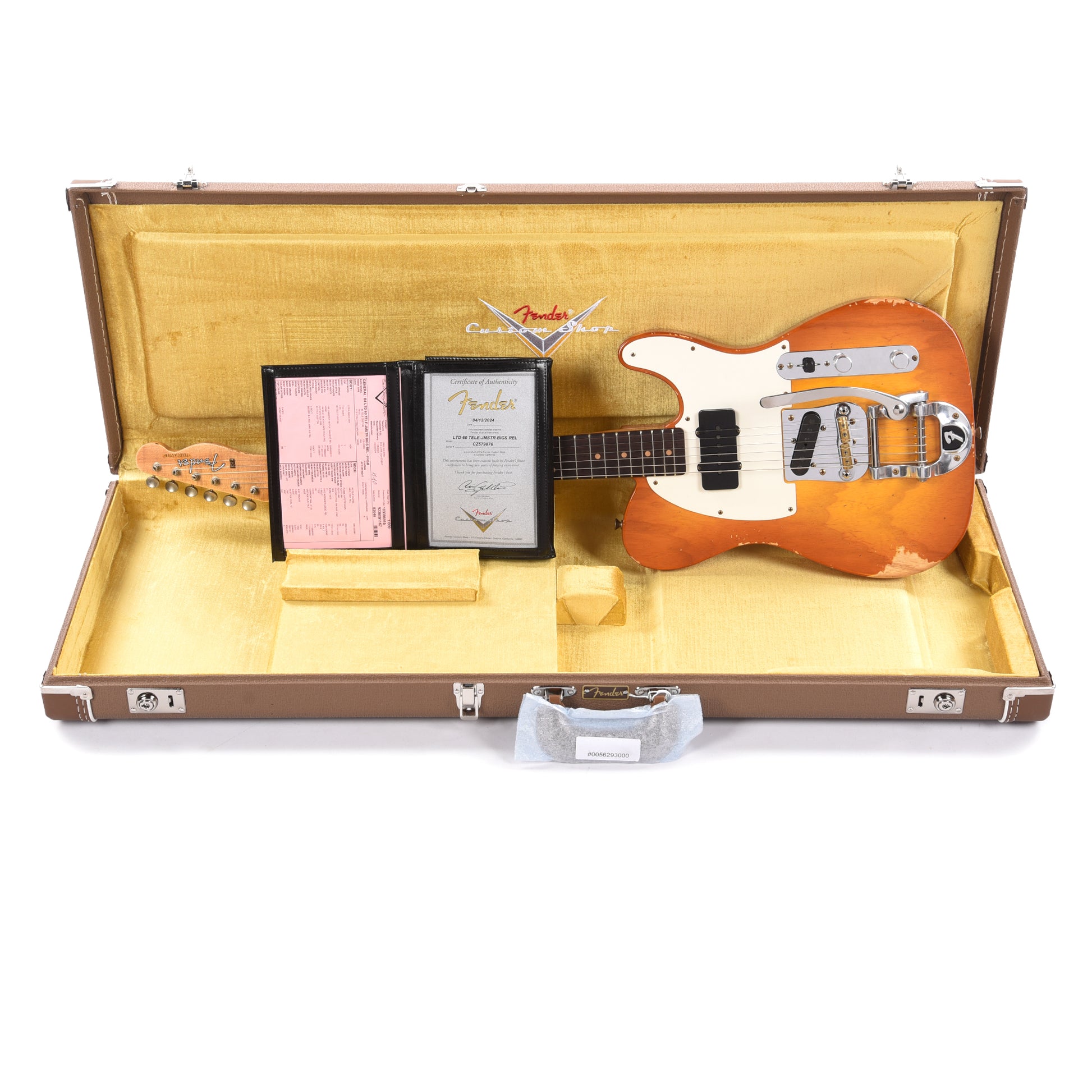 Fender Custom Shop Limited Edition 1960 Bigsby Telecaster Relic Faded Honey Burst Electric Guitars / Solid Body