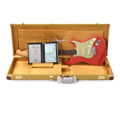 Fender Custom Shop Limited Edition 1964 L-Series Stratocaster Deluxe Closet Classic Super Aged Fiesta Red Electric Guitars / Solid Body