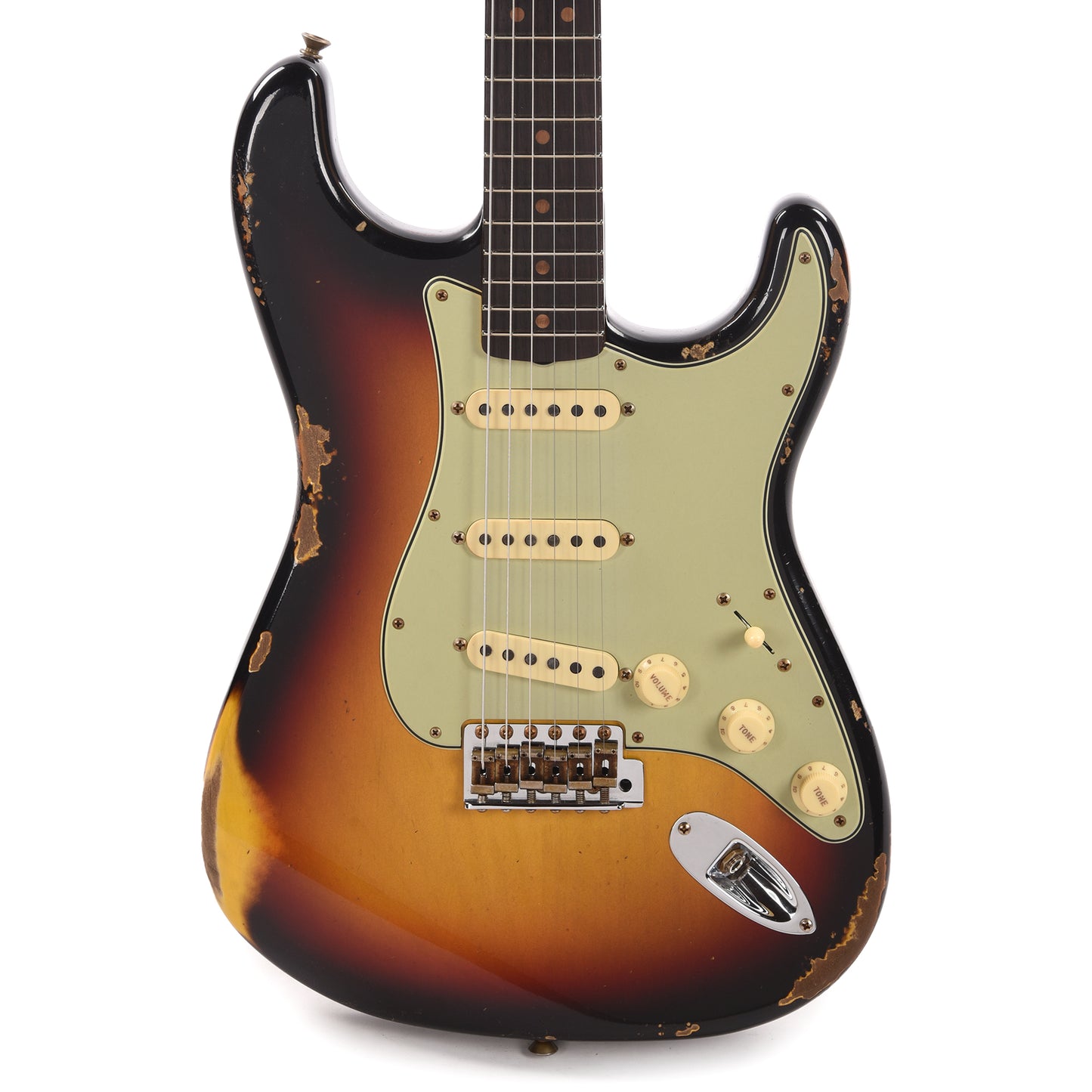 Fender Custom Shop Limited Edition 1964 L-Series Stratocaster Heavy Relic 3-Color Sunburst Electric Guitars / Solid Body