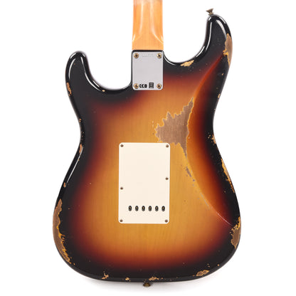 Fender Custom Shop Limited Edition 1964 L-Series Stratocaster Heavy Relic 3-Color Sunburst Electric Guitars / Solid Body