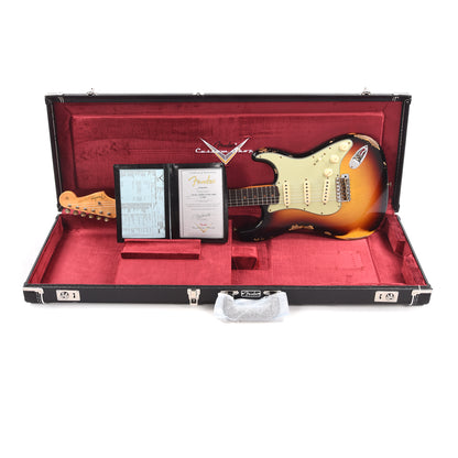 Fender Custom Shop Limited Edition 1964 L-Series Stratocaster Heavy Relic 3-Color Sunburst Electric Guitars / Solid Body