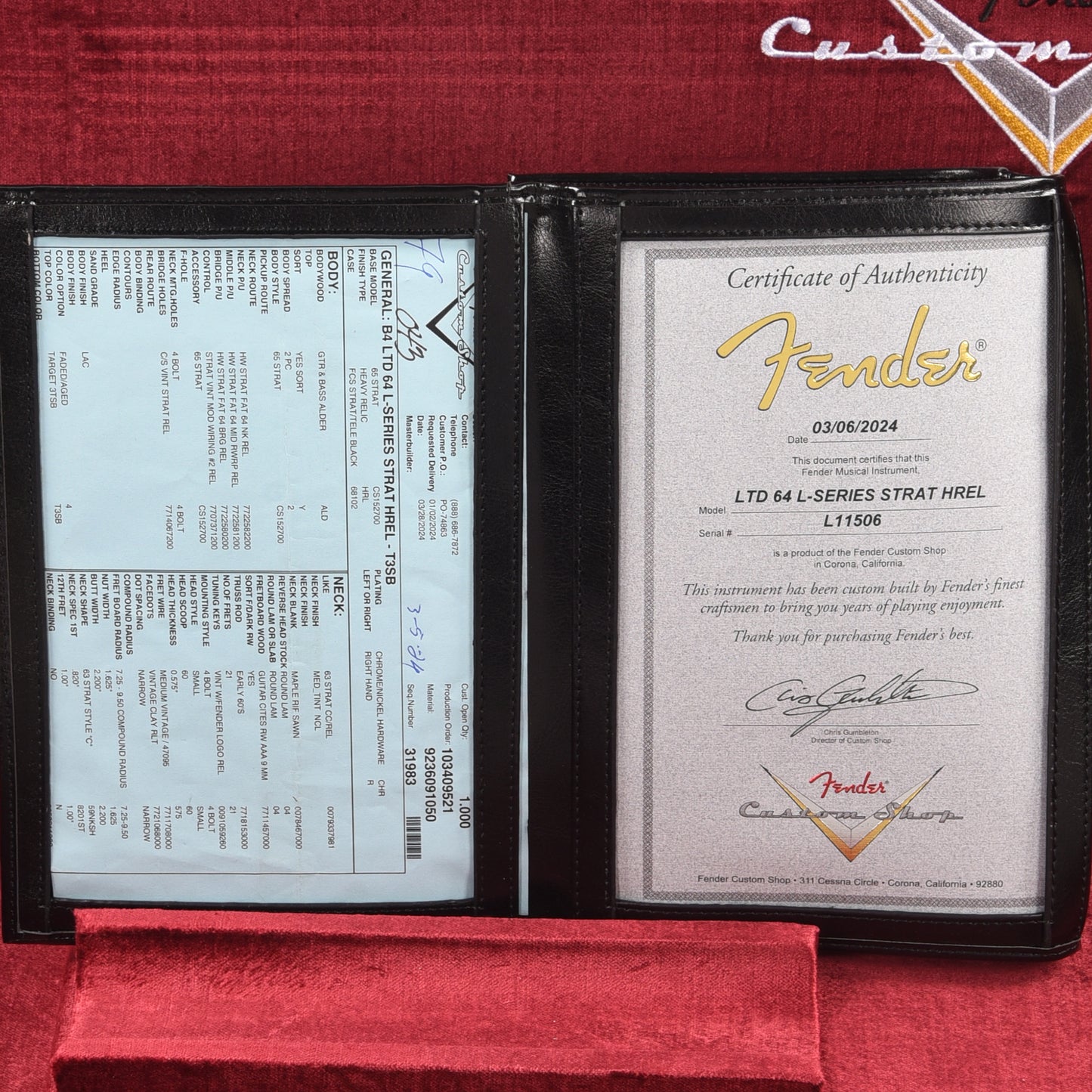 Fender Custom Shop Limited Edition 1964 L-Series Stratocaster Heavy Relic 3-Color Sunburst Electric Guitars / Solid Body