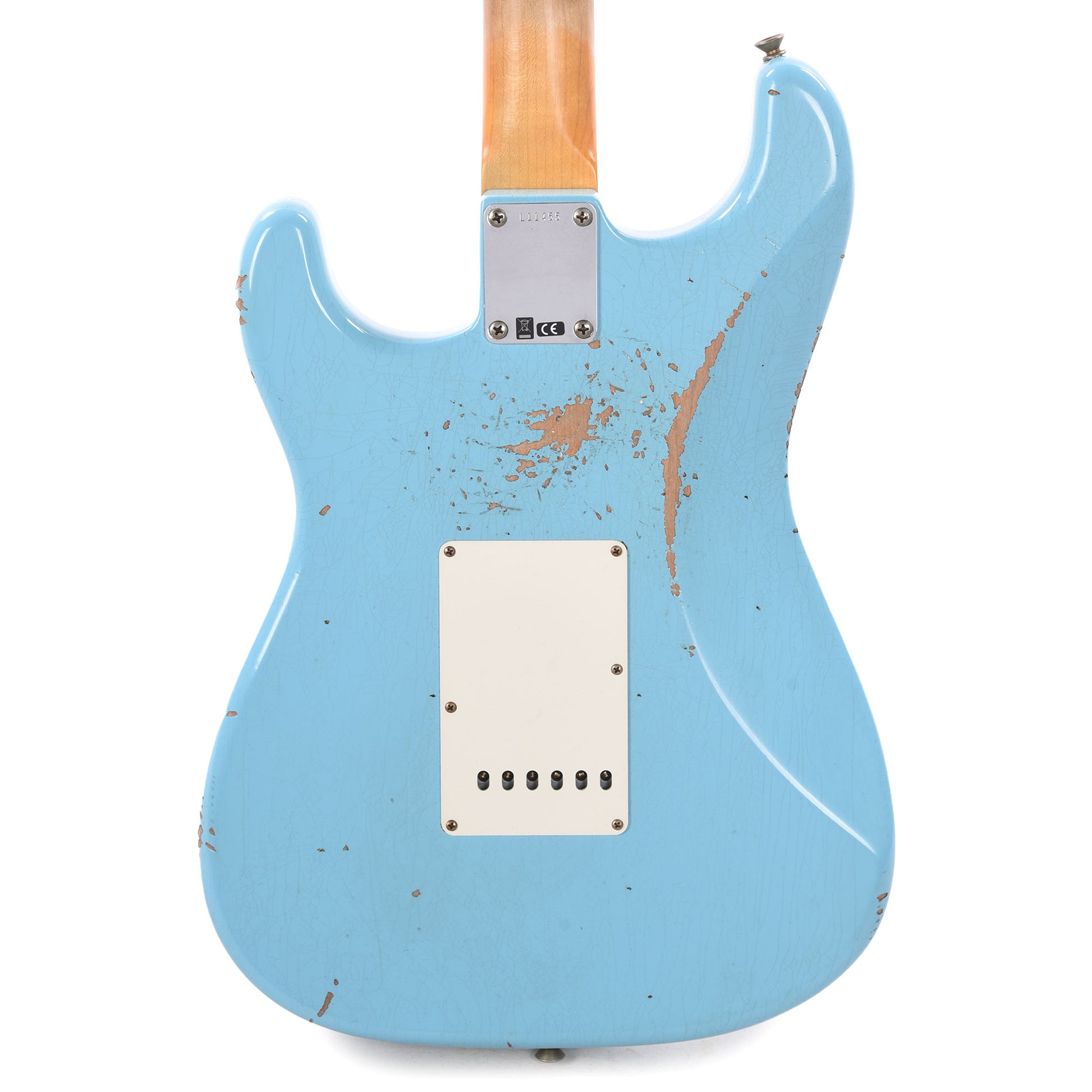Fender Custom Shop Limited Edition 1964 L-Series Stratocaster Heavy Relic Aged Daphne Blue Electric Guitars / Solid Body