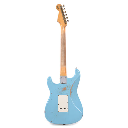 Fender Custom Shop Limited Edition 1964 L-Series Stratocaster Heavy Relic Aged Daphne Blue Electric Guitars / Solid Body