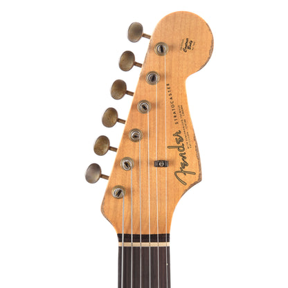 Fender Custom Shop Limited Edition 1964 L-Series Stratocaster Heavy Relic Aged Daphne Blue Electric Guitars / Solid Body