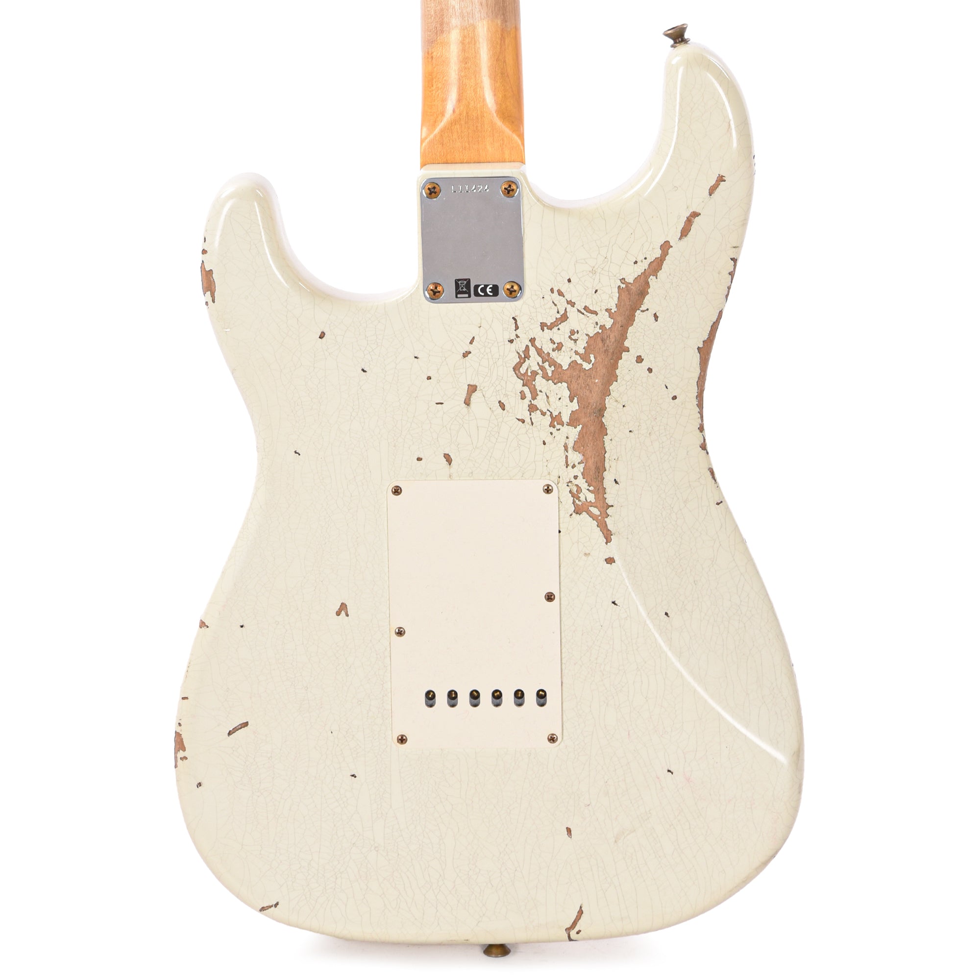 Fender Custom Shop Limited Edition 1964 L-Series Stratocaster Heavy Relic Aged Olympic White Electric Guitars / Solid Body