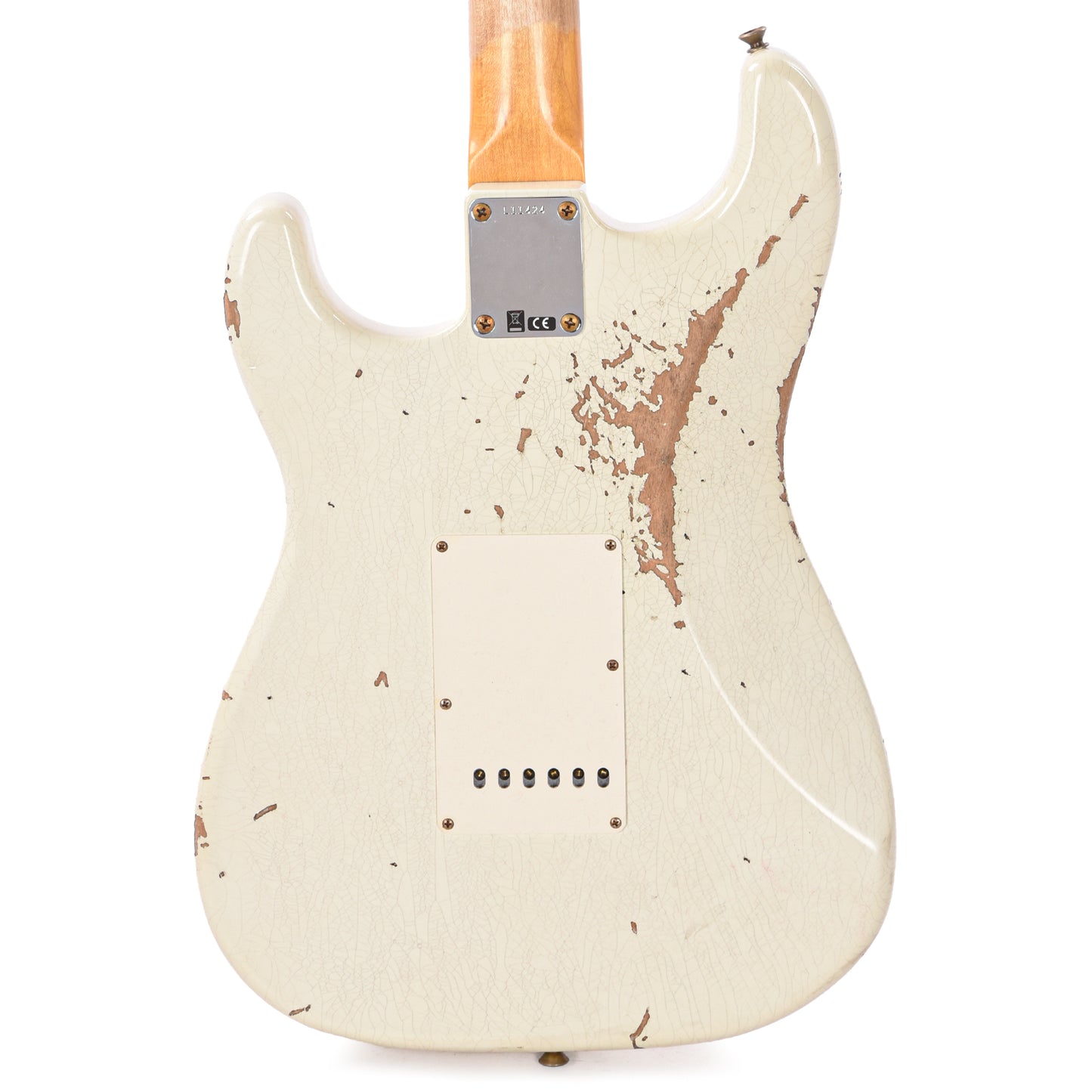 Fender Custom Shop Limited Edition 1964 L-Series Stratocaster Heavy Relic Aged Olympic White Electric Guitars / Solid Body