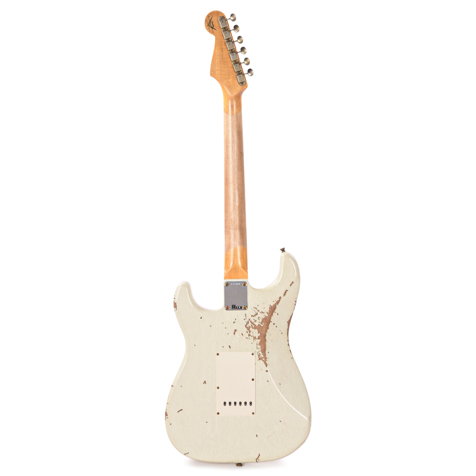 Fender Custom Shop Limited Edition 1964 L-Series Stratocaster Heavy Relic Aged Olympic White Electric Guitars / Solid Body