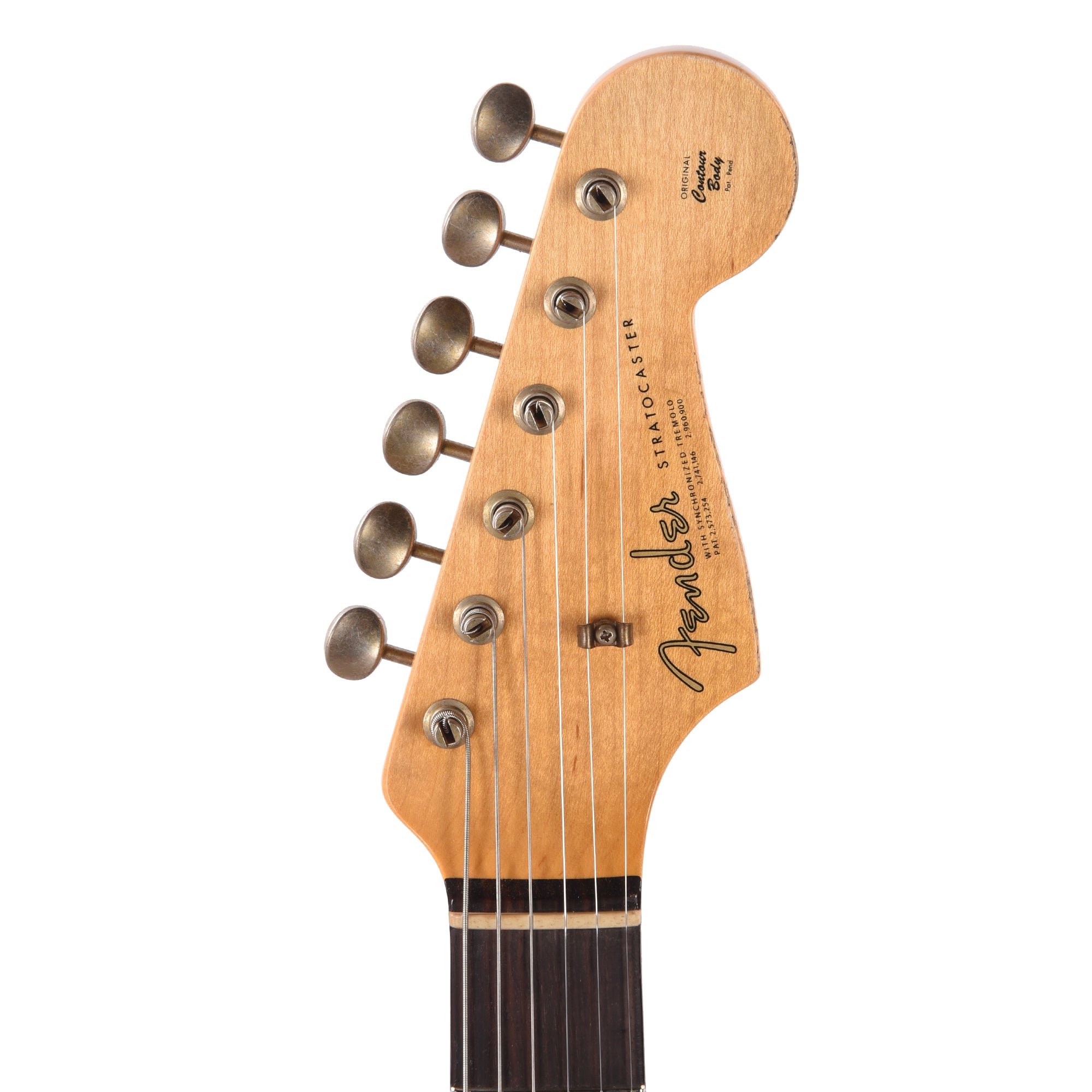 Fender Custom Shop Limited Edition 1964 L-Series Stratocaster Heavy Relic Aged Olympic White Electric Guitars / Solid Body