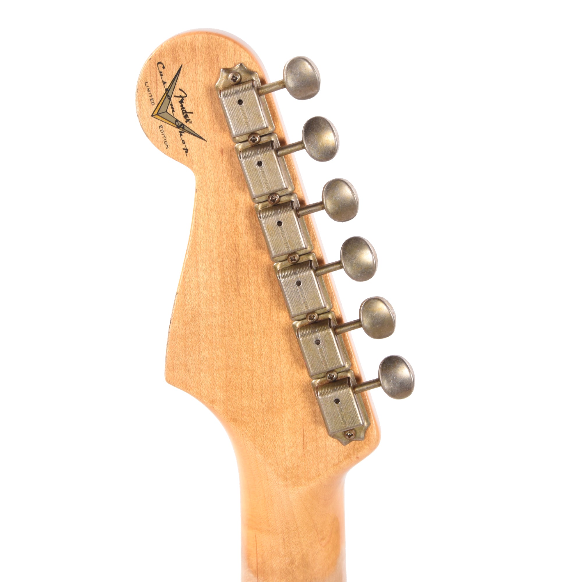 Fender Custom Shop Limited Edition 1964 L-Series Stratocaster Heavy Relic Aged Olympic White Electric Guitars / Solid Body