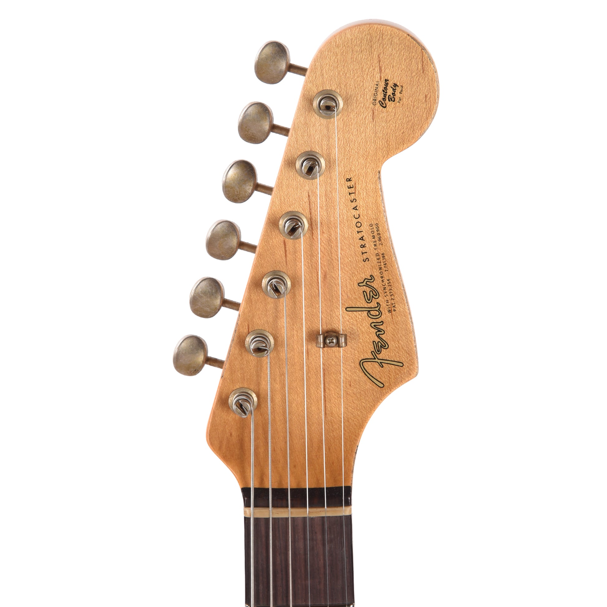 Fender Custom Shop Limited Edition 1964 L-Series Stratocaster Heavy Relic Aged Sage Green Metallic Electric Guitars / Solid Body
